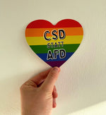 CSD statt AFD Sticker