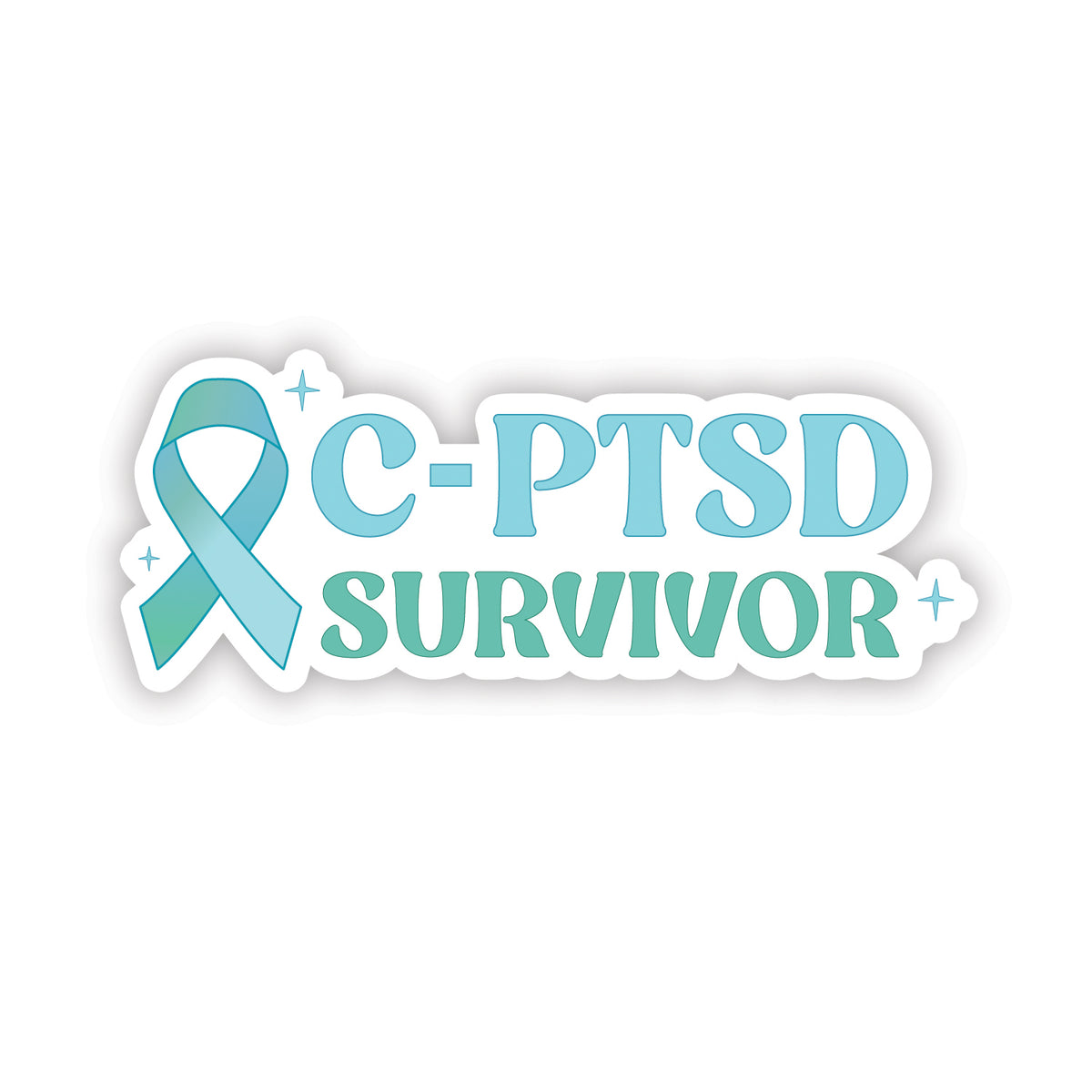 C-PTSD Survivor - zugeschnittener Vinylsticker