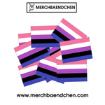 Genderfluid Flagge Sticker