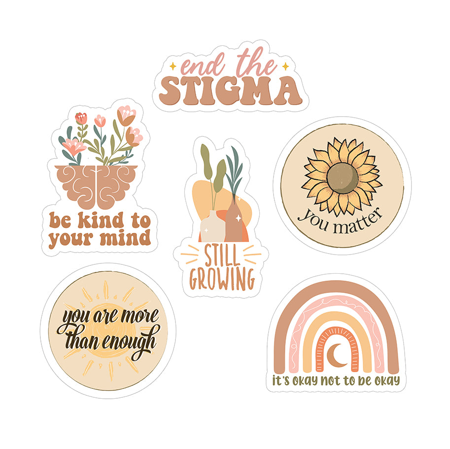 Mental Health Vinylsticker Set (6 Stück)