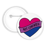 Not confused bisexuell Button