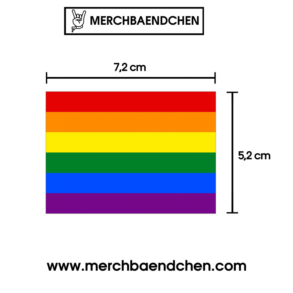 Regenbogen Flagge Sticker