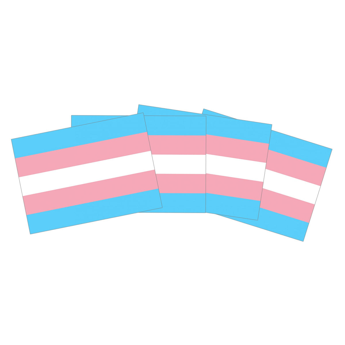 Trans* Flagge Sticker