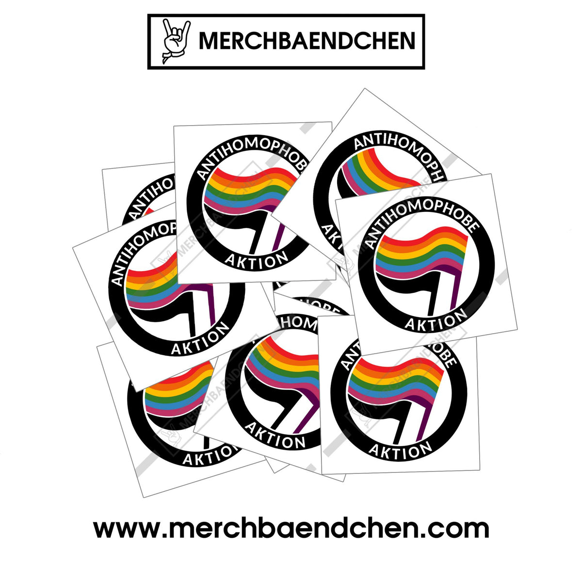 Antihomophobe Aktion Sticker