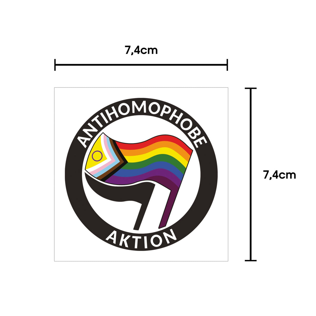 Antihomophobe Aktion (inter* pride) Sticker