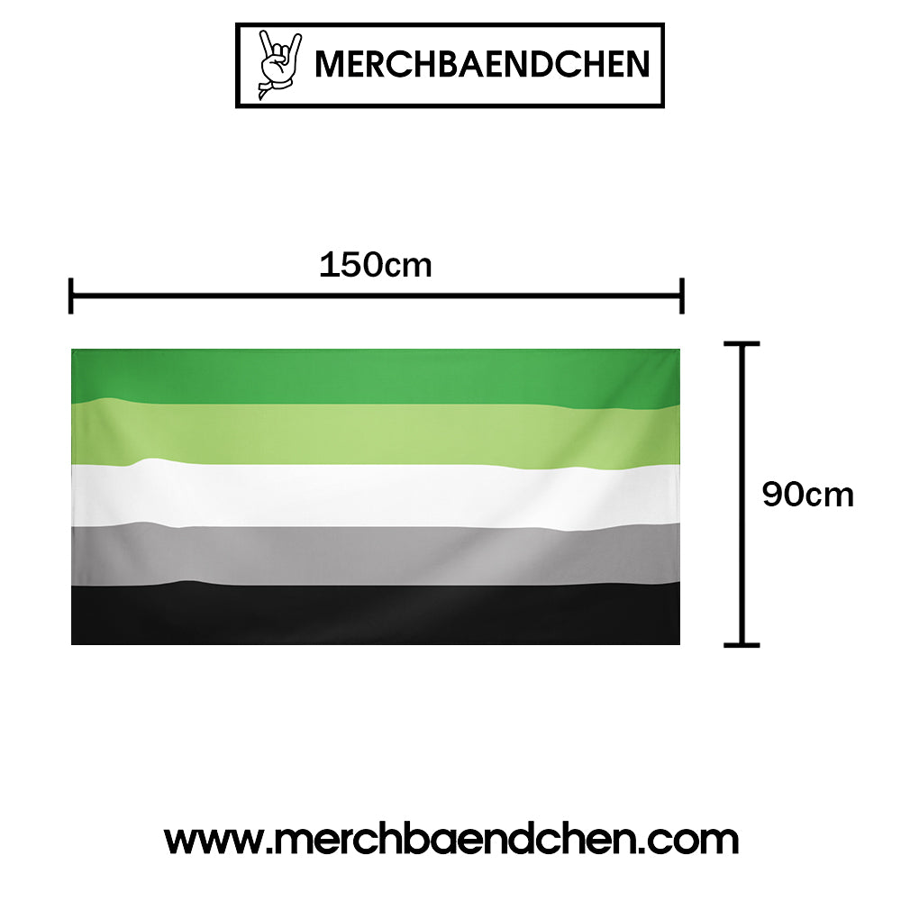 Aromantisch Flagge/Fahne