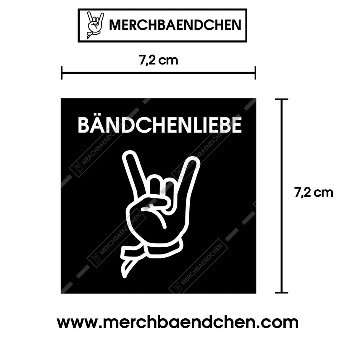 Bändchenliebe Sticker