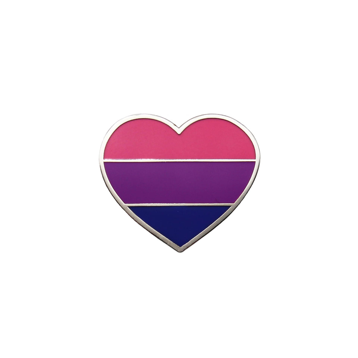 Bisexuell Herz - Emaille Pin