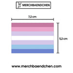 Bigender Flagge Sticker