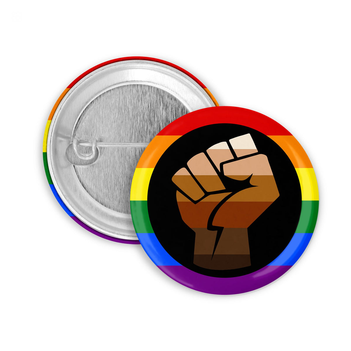 Black lives matter - LGBTQ+ Button