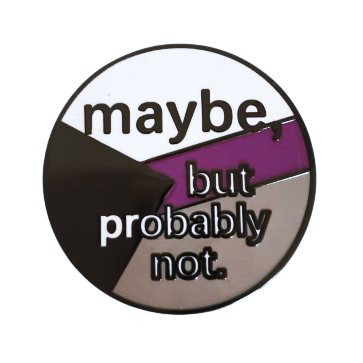 Maybe (demi) - Emaille Pin