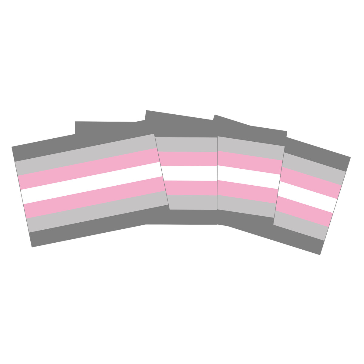 Demigirl Flagge Sticker