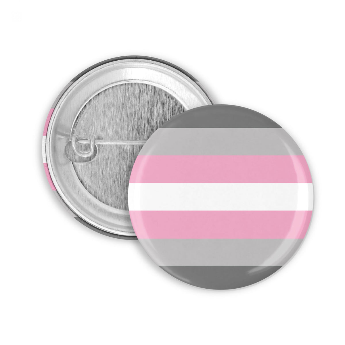 Demigirl Flagge Button