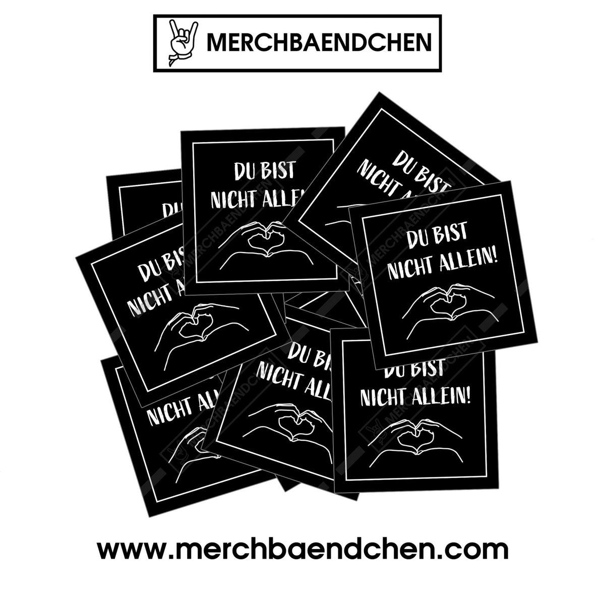 Du bist nicht allein Sticker