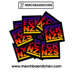 FCK NZS Sticker bunt