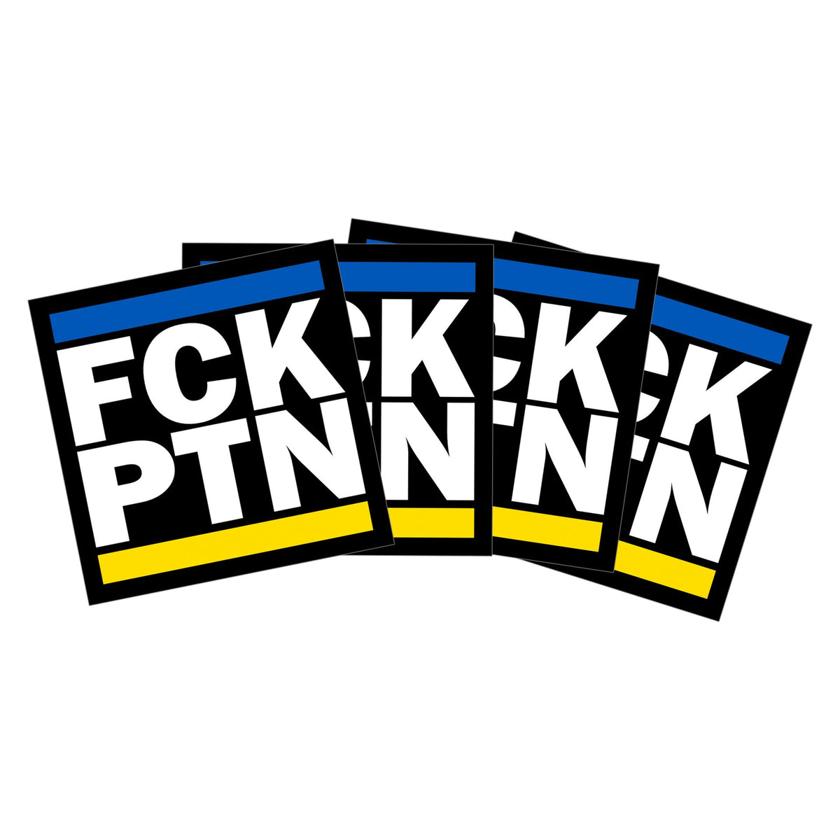 FCK PTN (Ukraine Flagge) Sticker