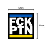 FCK PTN (Ukraine Flagge) Sticker