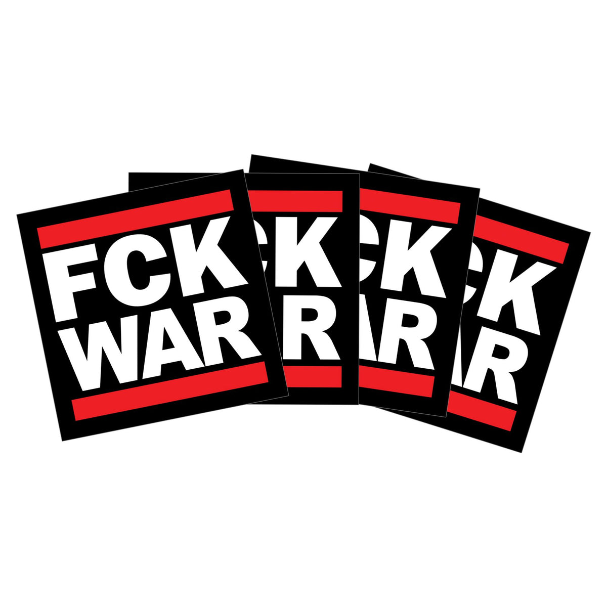 FCK WAR Sticker Classic