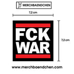 FCK WAR Sticker Classic