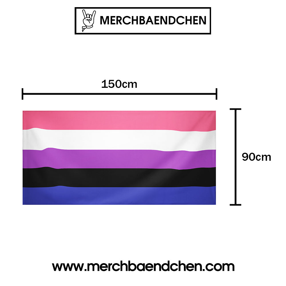 Genderfluid Flagge/Fahne