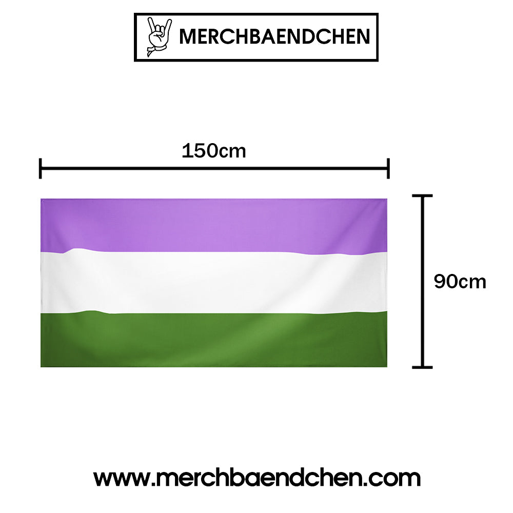 Genderqueer Flagge/Fahne