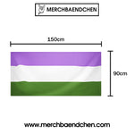 Genderqueer Flagge/Fahne