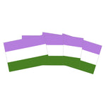 Genderqueer Flagge Sticker