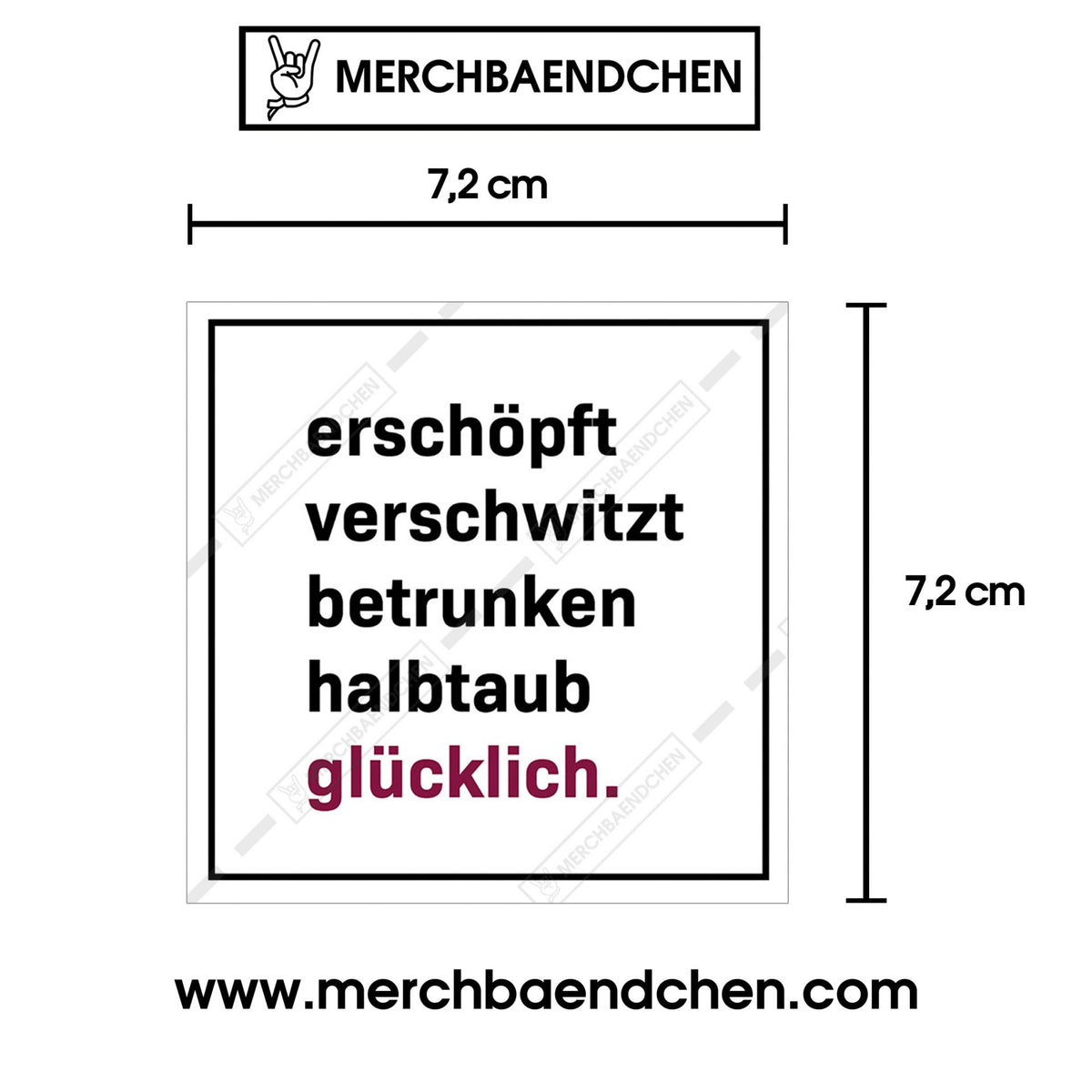 Glücklich Sticker