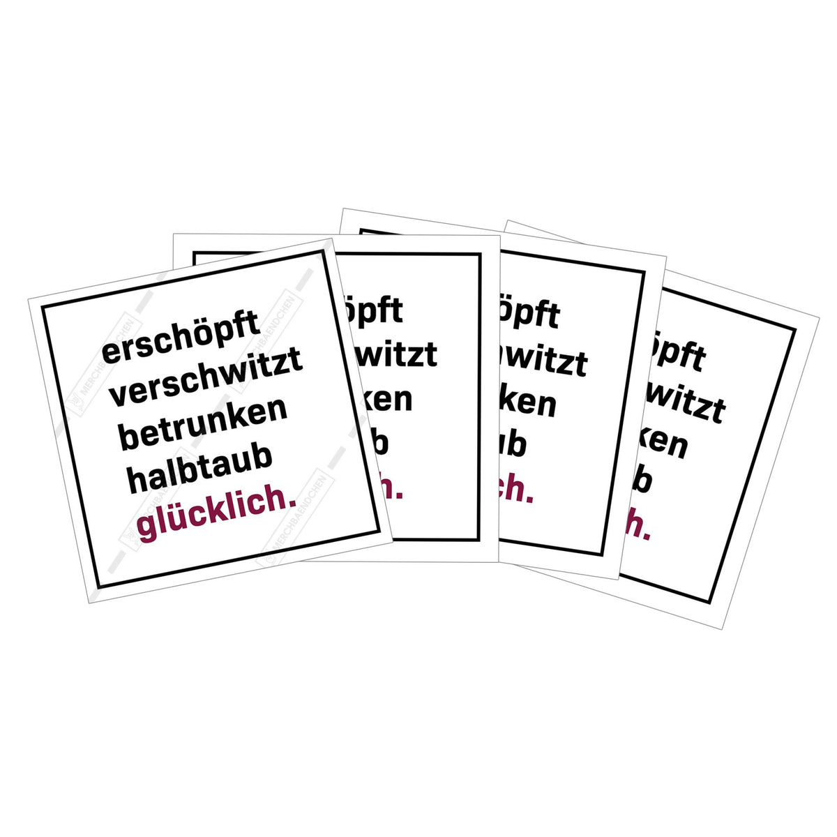 Glücklich Sticker