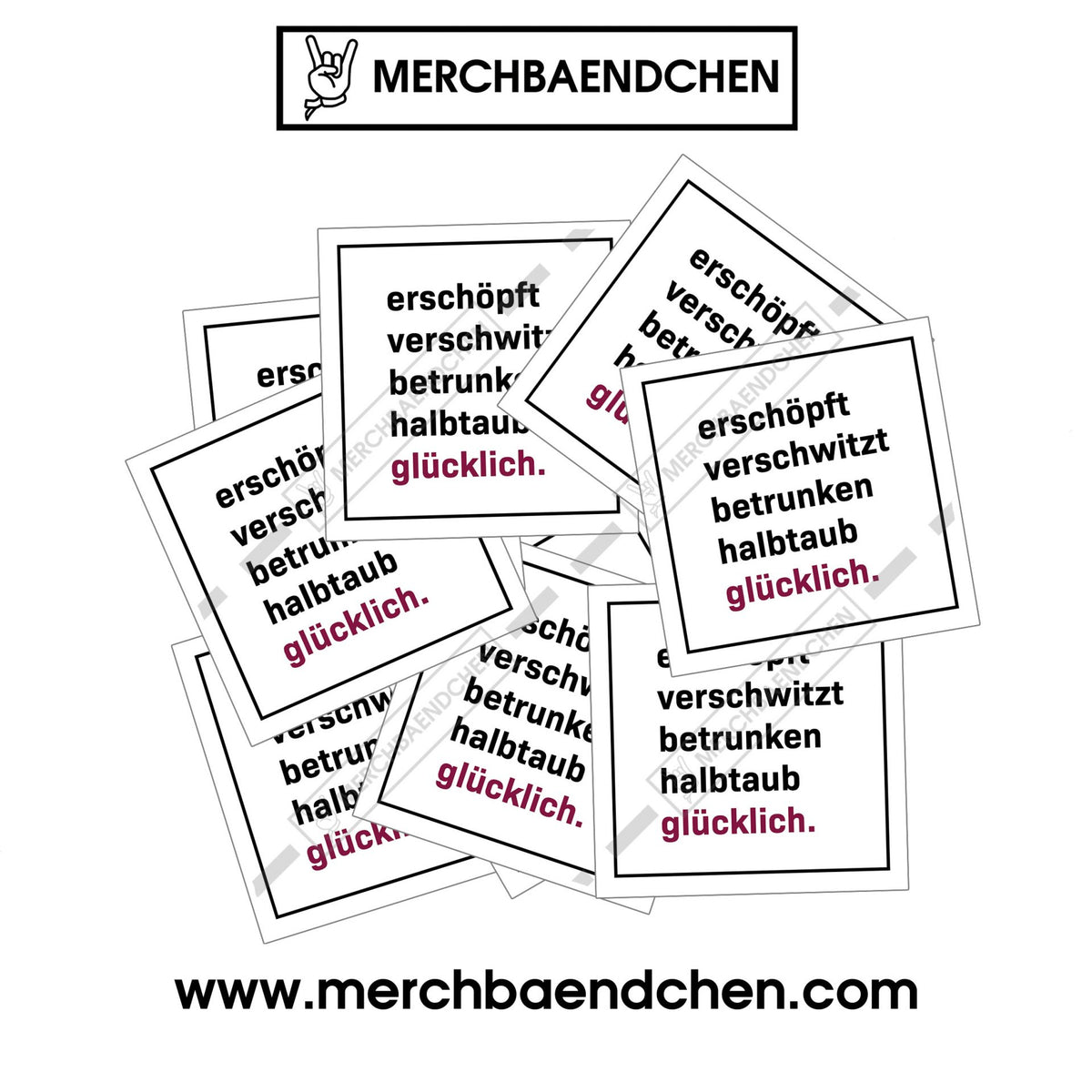 Glücklich Sticker