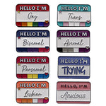 Hello I'm ... - Emaille Pin