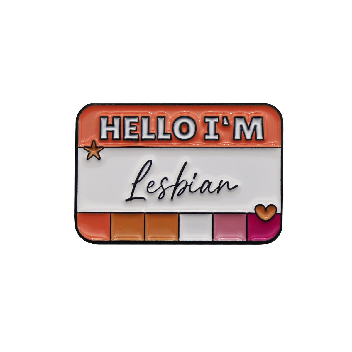 Hello I'm ... - Emaille Pin