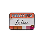 Hello I'm ... - Emaille Pin