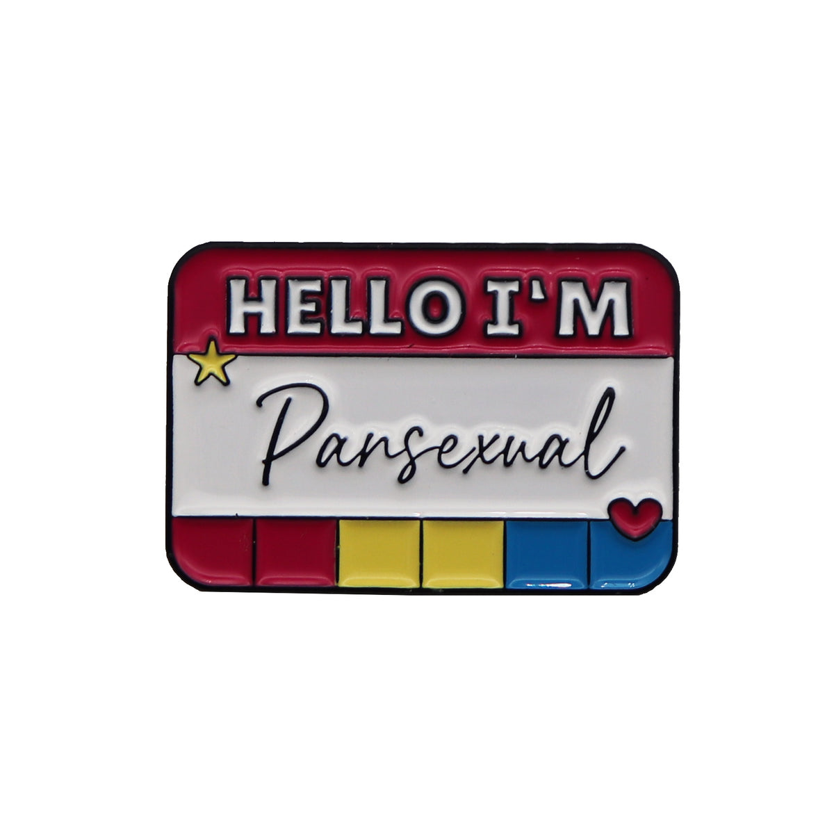 Hello I'm ... - Emaille Pin