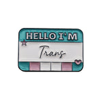 Hello I'm ... - Emaille Pin