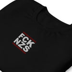 FCK NZS T-Shirt gestickt 100% (Bio)-Baumwolle