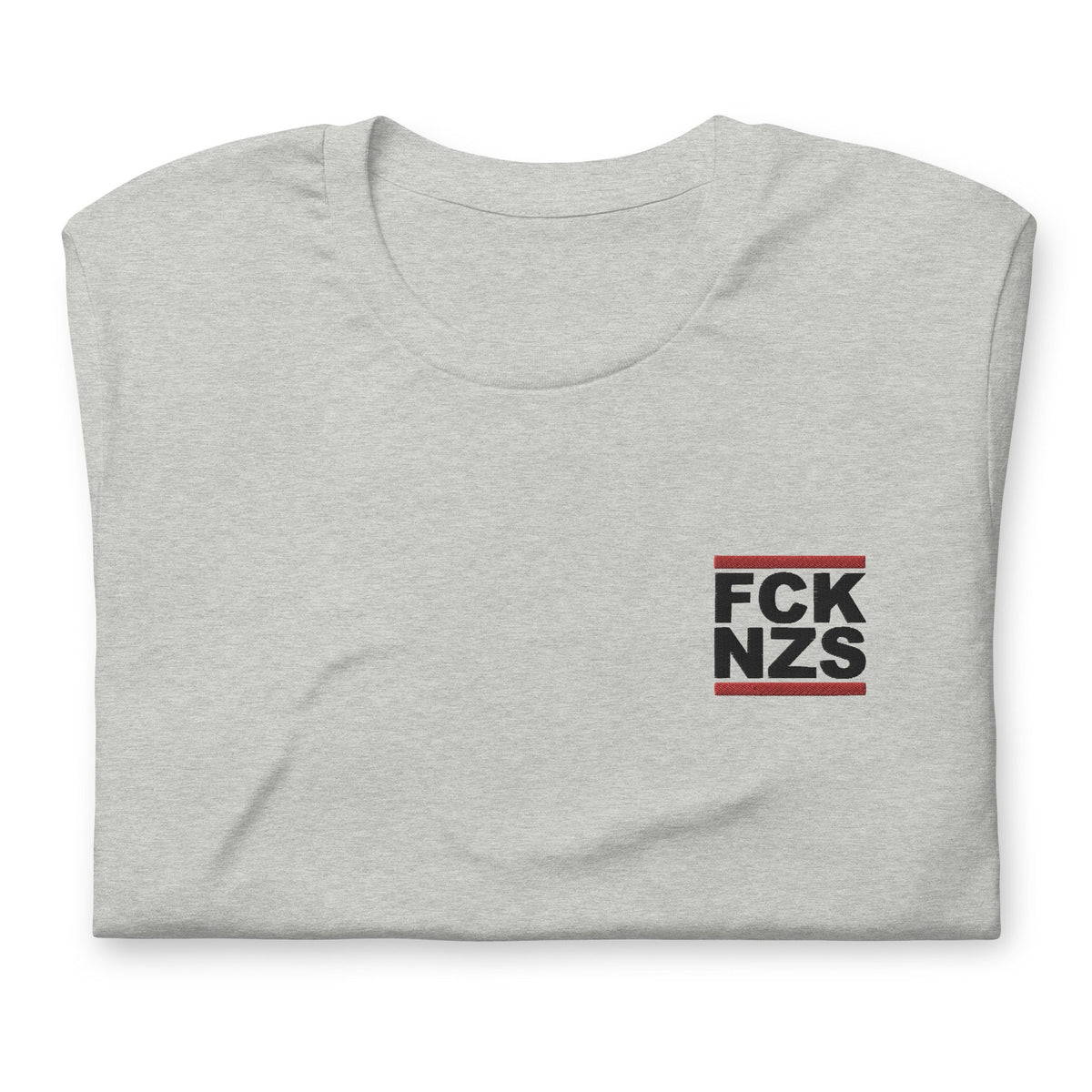 FCK NZS Shirt bestickt Brust Links helle Farben