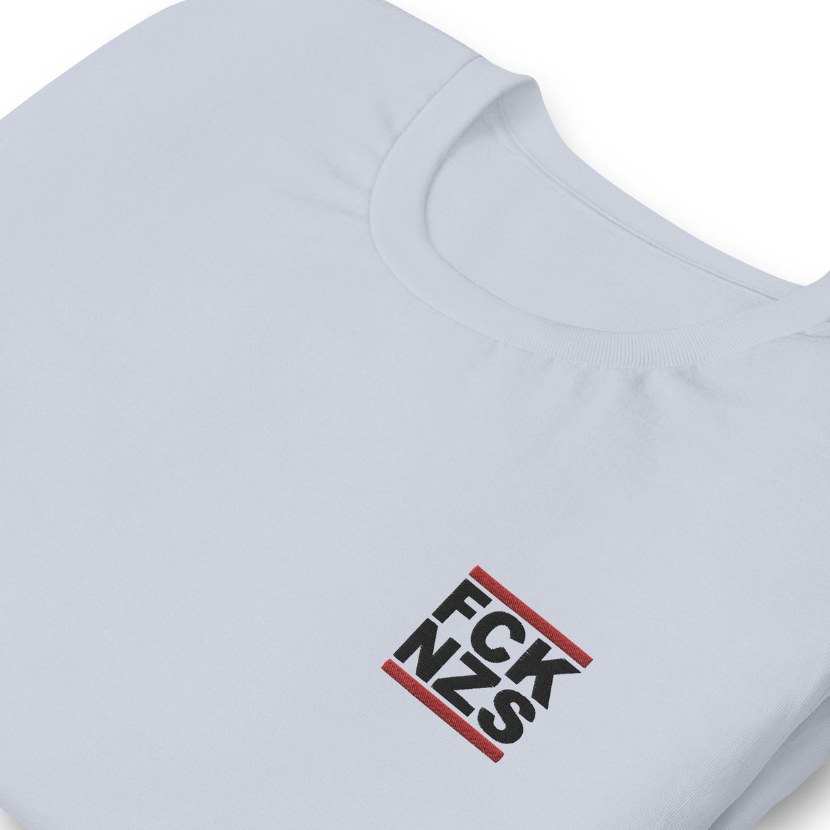 FCK NZS Shirt bestickt Brust Links helle Farben