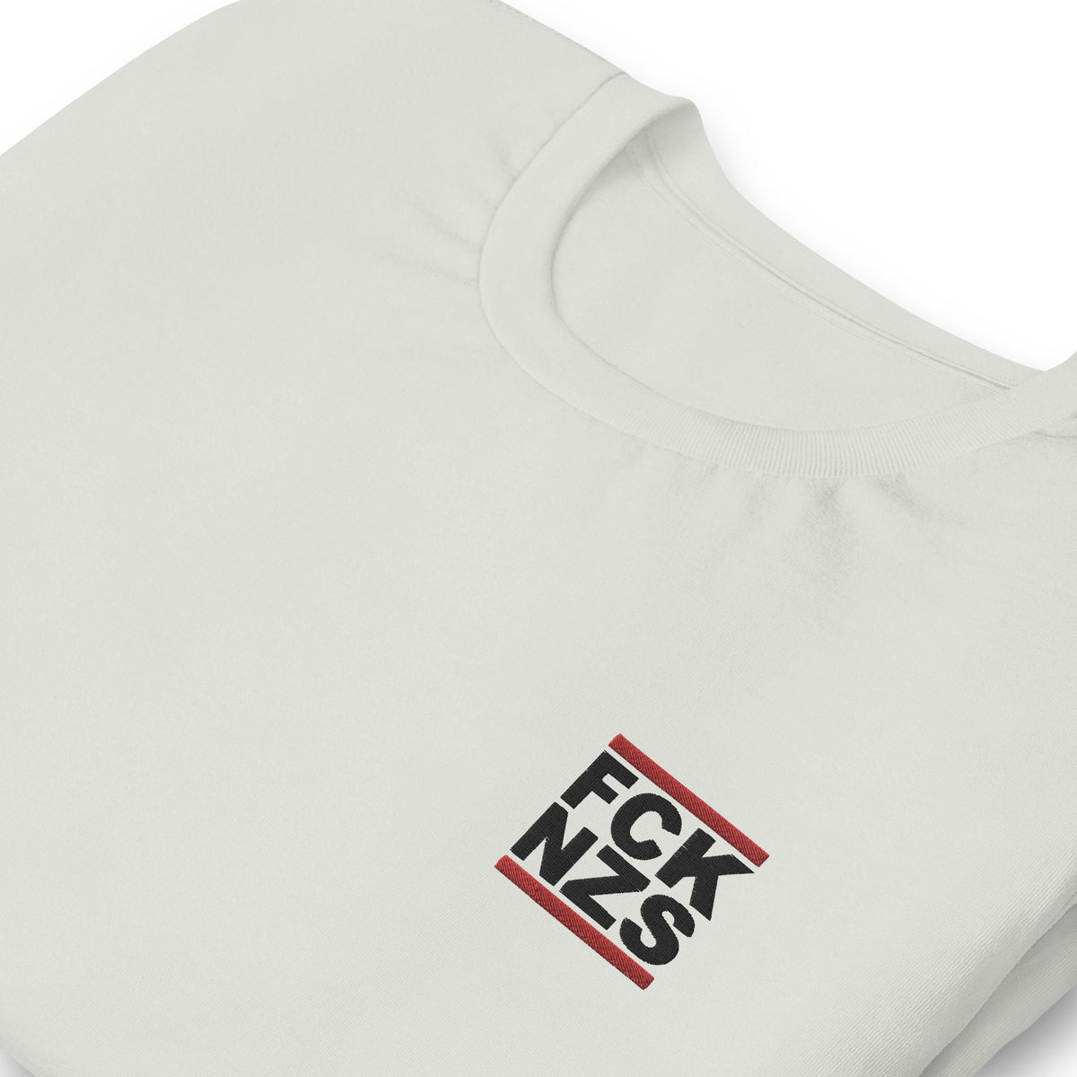 FCK NZS Shirt bestickt Brust Links helle Farben