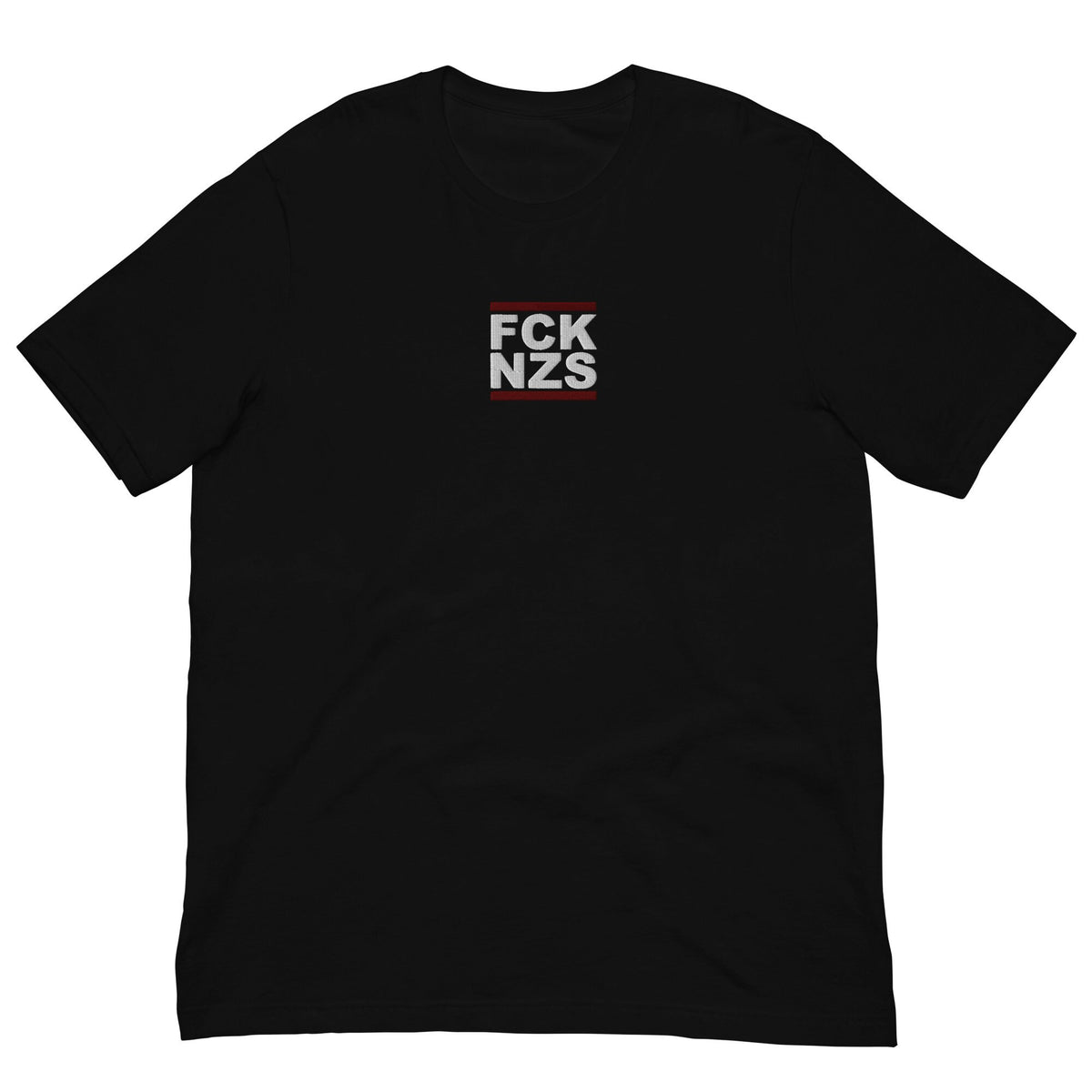 FCK NZS T-Shirt gestickt 100% (Bio)-Baumwolle