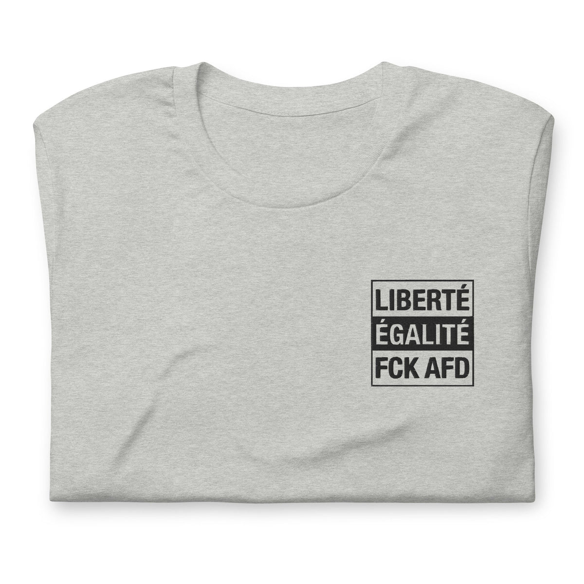 Liberté T-Shirt bestickt 100% Baumwolle Brust links helle Farben