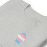 Trans* Faust - Shirt bedruckt Brust links