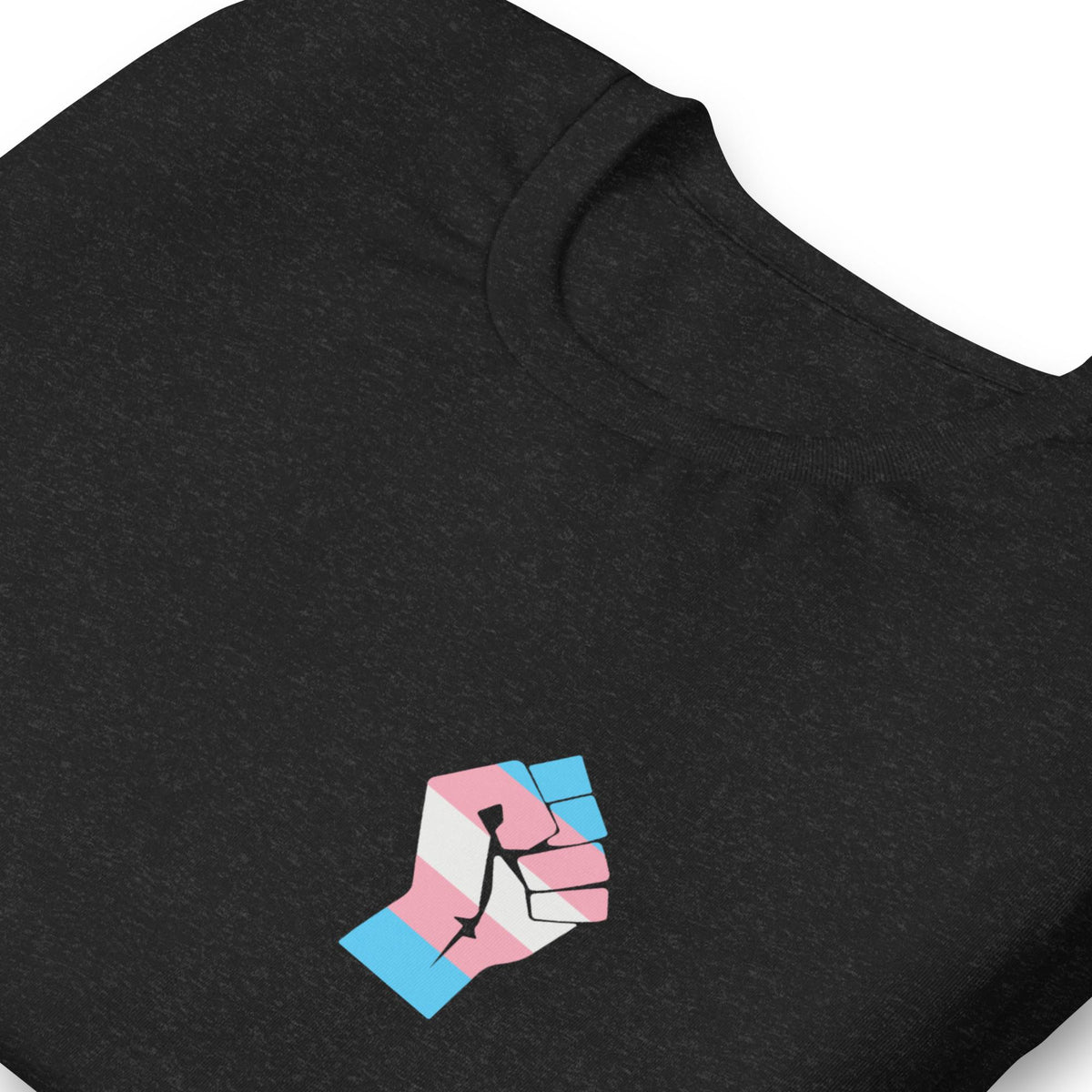 Trans* Faust - Shirt bedruckt Brust links