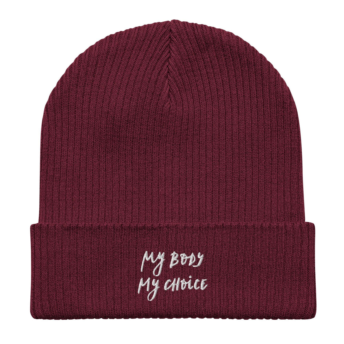 My body my choice - Beanie 100% Bio-Baumwolle