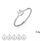 Lesbian Gender Symbol Ring silber