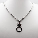 Non binary Kette (silber) mit Anhänger Gender Symbol