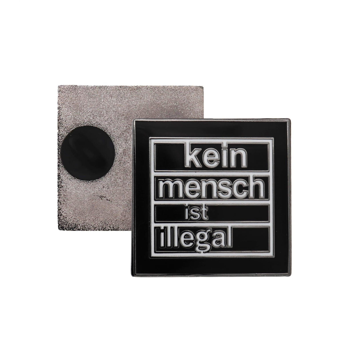 Kein Mensch ist illegal - Emaille Pin