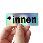 Hologramm *innen Sticker