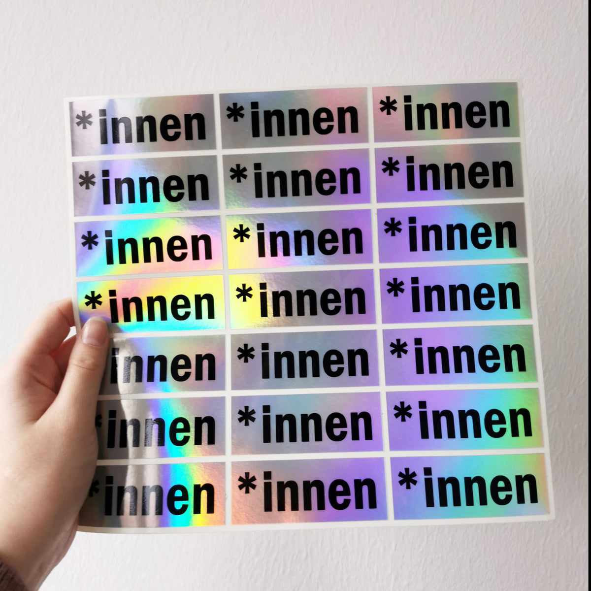 Hologramm *innen Sticker