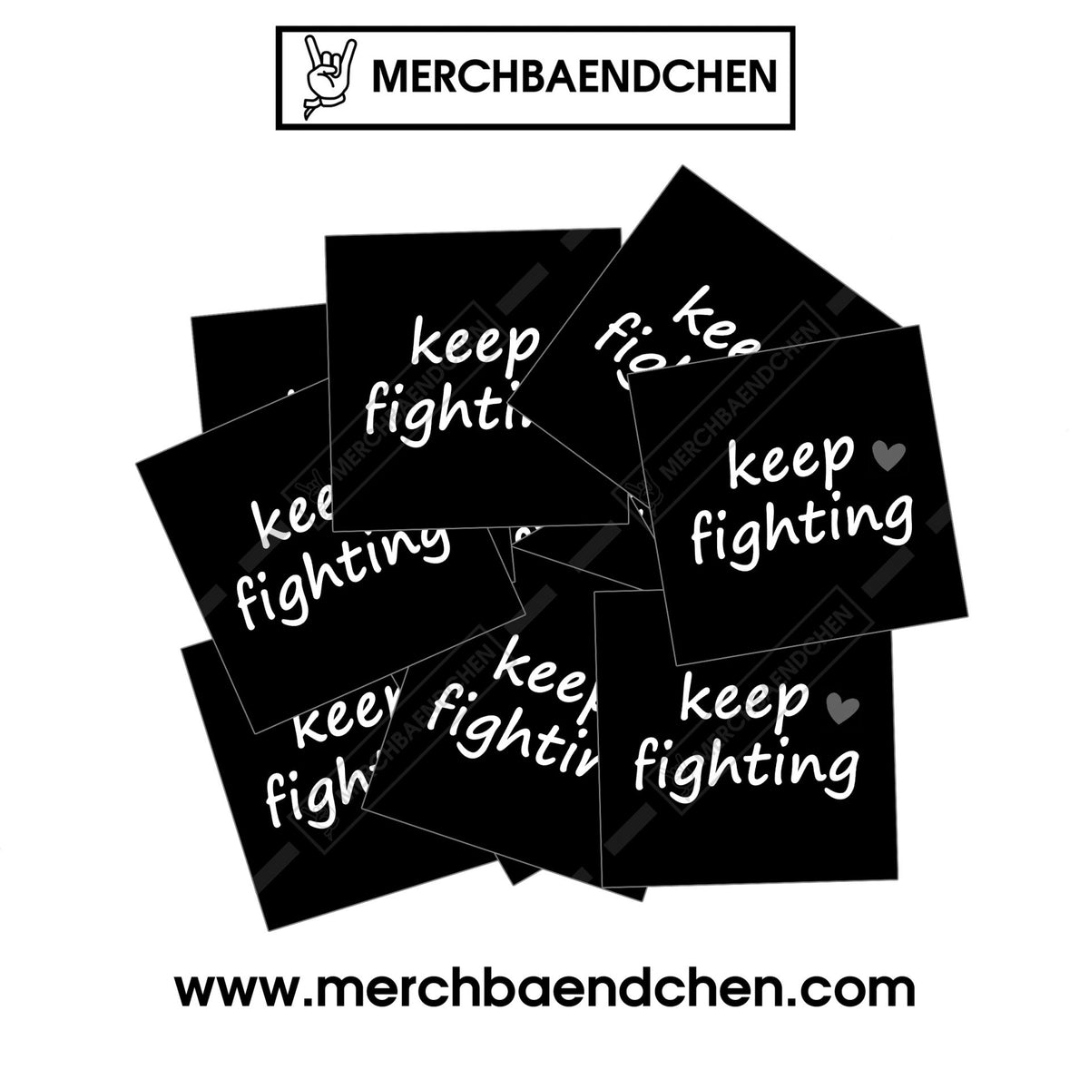 Keep fighting Sticker